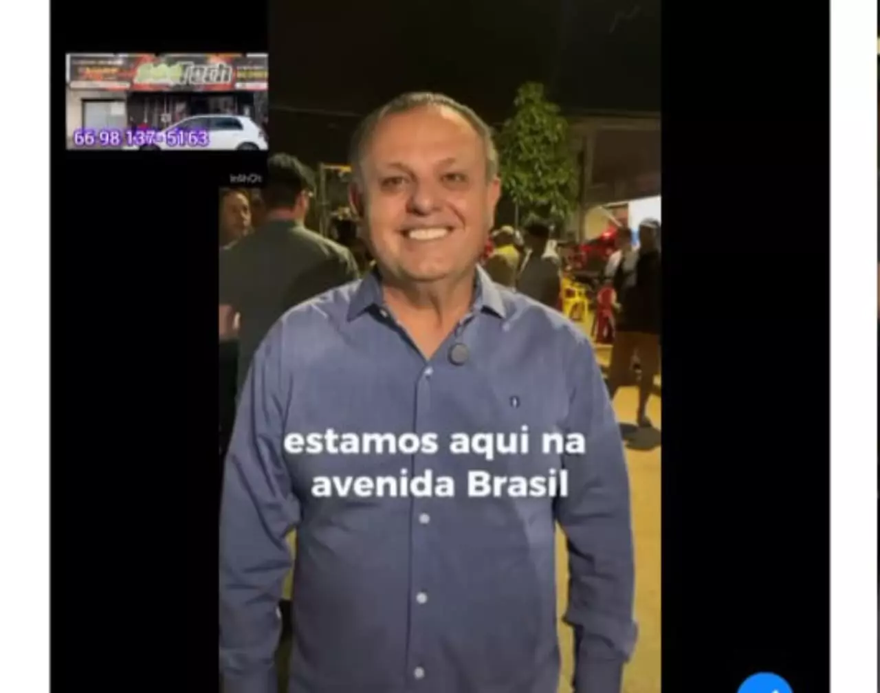 Ademir comemora início das obras na Av. Brasil